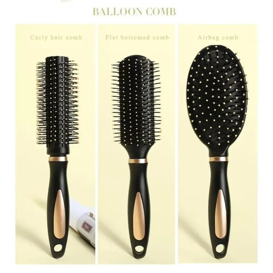 Anti Static Air Cushion Hair Brush Plastic Massage Comb SPA Head Massager Hair Care Tool for Curly Straight Hair Household Use