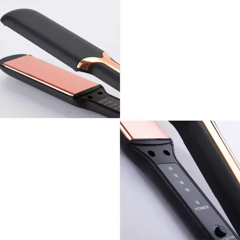 Professional Flat Iorn Straightener And Curler ceramic High Heat flat irons home Salon hair styler tools