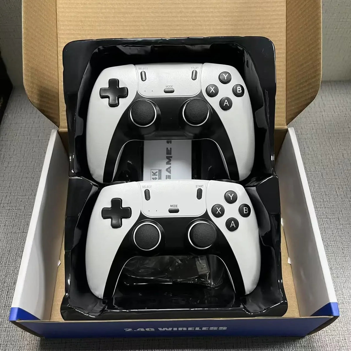 128G Game Stick M15 4K Video TV Game Console Wireless Gamepads 20000+ Classic Arcade Games HD Two-player Gaming Console with 64G