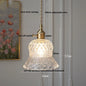 DecorBites™ Glass LED Pendant Lamp Modern Copper Socket Hanging Light