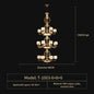 DecorBites™ Jade Zinc Alloy Chandelier for Living Room, Restaurant, Hall - Elegant Chinese Design