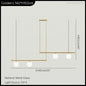 DecorBites™ Linear Minimalist Chandelier Pendant Light for Living Room, Dining Table Ceiling Decor