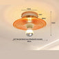 DecorBites™ Glass LED Ceiling Lamp Iron Base Nordic Modern Simple Design