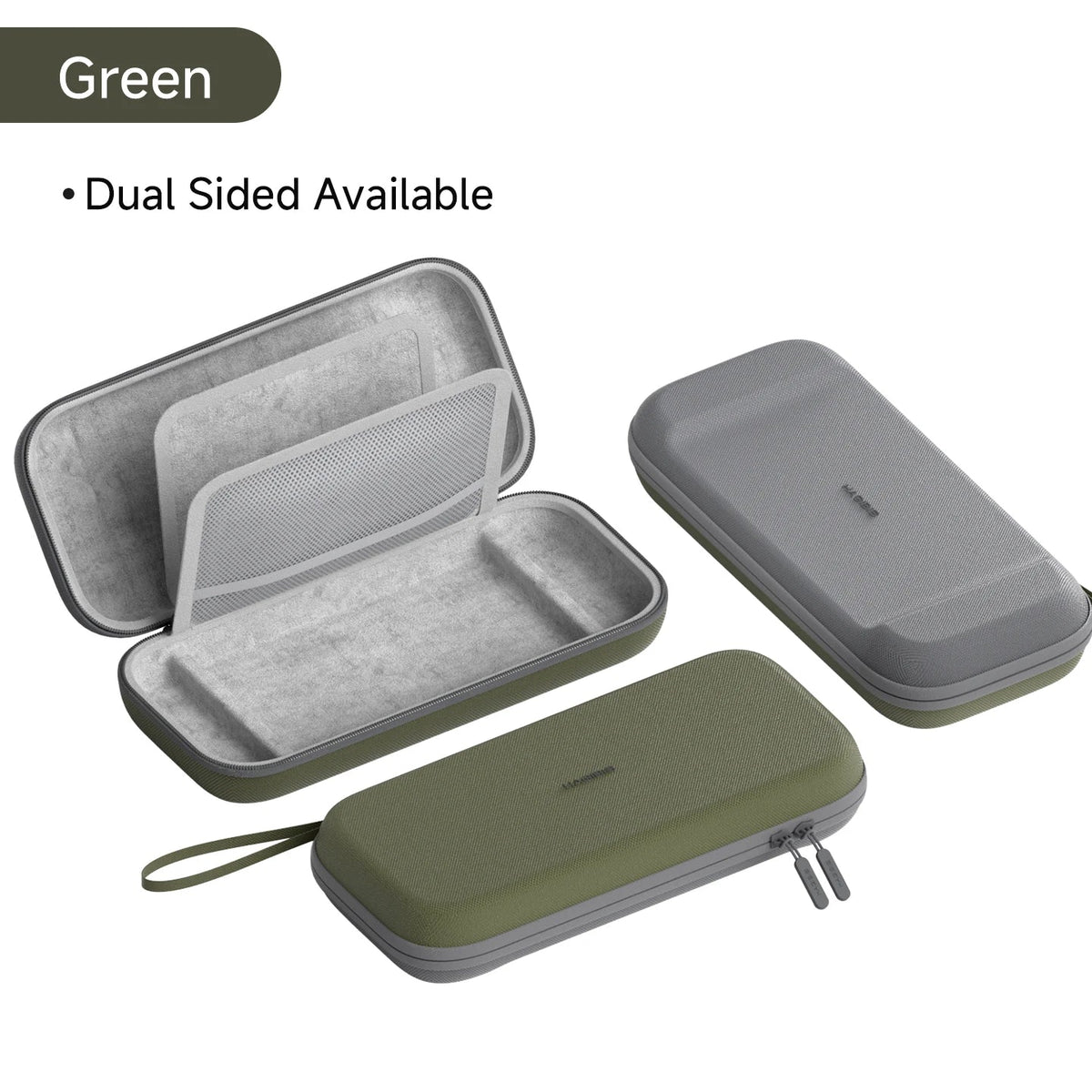 Hagibis Carrying Case for Switch 2 Hard Shell Portable Travel Pouch Dual-sided Bag for NS2 Accessories with 10 Game Cartridges