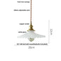 DecorBites™ Green Glass LED Pendant Lights, Adjustable Nordic Modern Hang Lamp for Bedroom, Kitchen, Hotel