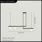 DecorBites™ LED Linear Hanging Lamp for Home Modern Minimalist Living Room Chandelier