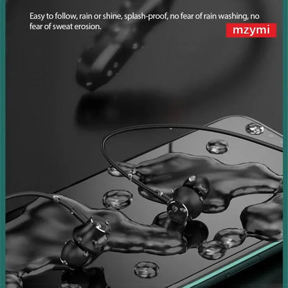 MZYMI I35 Neckband Bluetooth Headphones 200 Hour Play Wireless Earphone 9D Sound Sport Headset Waterproof TWS Earbuds For XIAOMI
