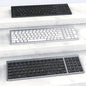 Wireless Keyboard Bluetooth 5.0&3.0&2.4G FN+1/2/3 Dual-Mode 350mAh Ultra Thin Keyboards for Laptop PC TV iPad Macbook Android