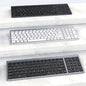 Wireless Keyboard Bluetooth 5.0&3.0&2.4G FN+1/2/3 Dual-Mode 350mAh Ultra Thin Keyboards for Laptop PC TV iPad Macbook Android