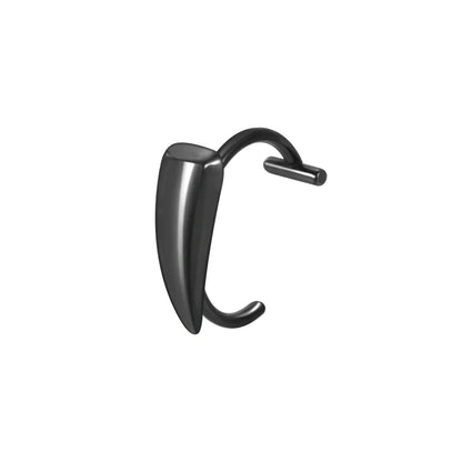 1PC Stainless Steel Fake Nose Ring Hoop Septum Rings Non-Pierced C