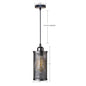 DecorBites™ Industrial Nordic Black Iron Cage Pendant Light Loft Hanging Lamp