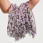 5pcs Fashion Colorful Acrylic Crystal Rhinestone Elastic Bracelet for