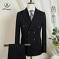 ST Cassy High Quality Elegant Man Suit 2 Piece Set Party Outfit Modern Wedding Dinner Suit for Men Stylish Business Office Suit