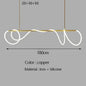 DecorBites™ LED Long Hose Chandelier for Dining Room Kitchen Bar Pendant Lamp