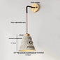 DecorBites™ Japanese Style LED Wall Light Cement Bedside Lamp with Pull Chain Switch