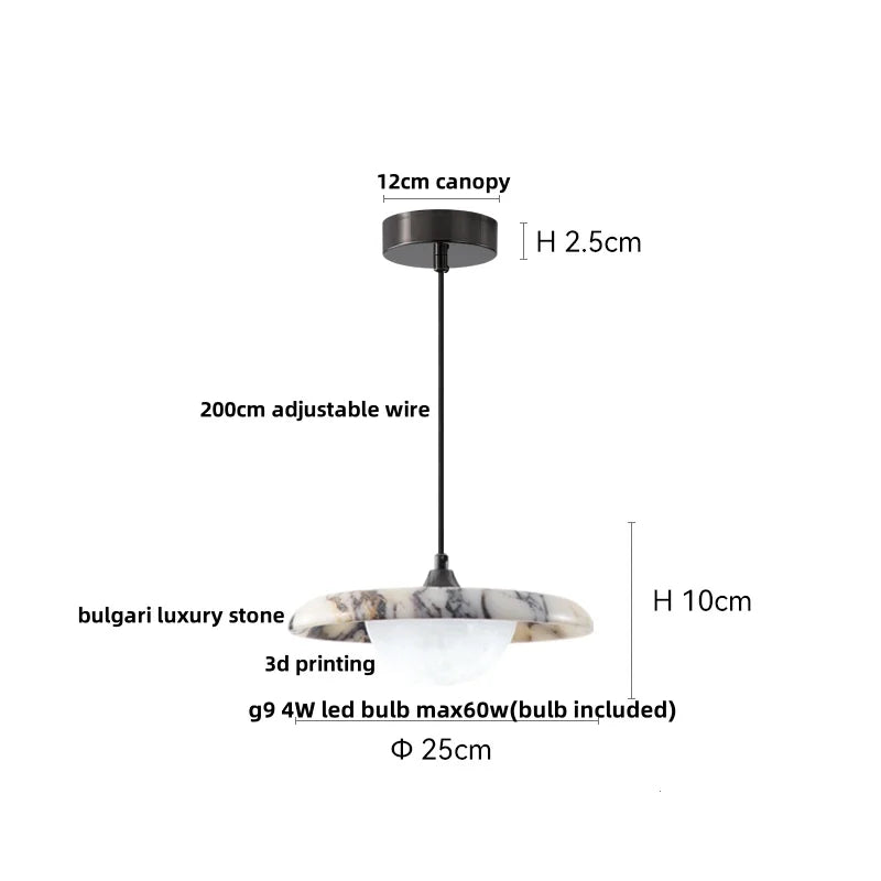 DecorBites™ LED Pendant Lamp Adjustable Wire Globe Hanging Light Fixtures
