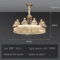 DecorBites™ Luxe Crystal Ceiling Chandelier - Elegant Home Decor Hanging Light for Living Room