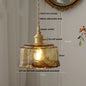 DecorBites™ Glass Flower LED Pendant Light, Adjustable Knob Switch, Modern Design