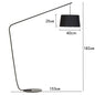 DecorBites™ LED Fishing Floor Lamp: Stylish Indoor Lighting for Study, Bedroom, and Living Room