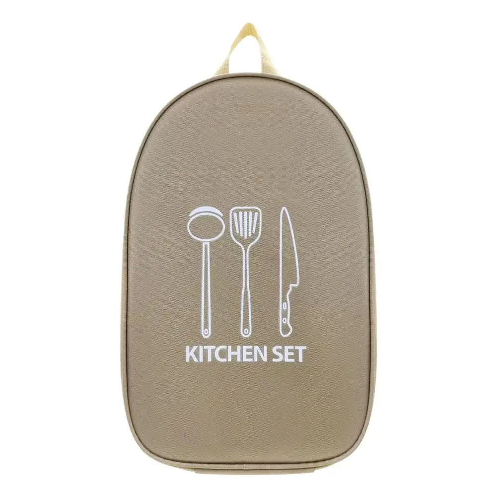Camping Kitchen Utensil Organizer Bag, Waterproof Travel Storage Pouch