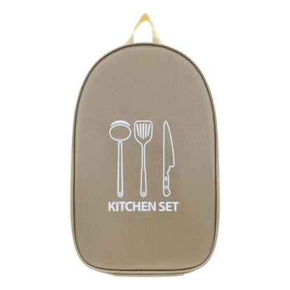 Camping Kitchen Utensil Organizer Bag, Waterproof Travel Storage Pouch