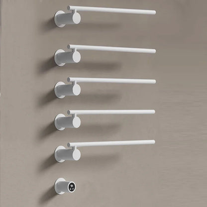 Smart Heated Towel Rack,Bathroom Towel Warmer with Timer, Adjustable Temperature, Rotating Bars,Towel Dryer,Bathroom Towel Rail