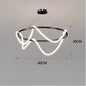 DecorBites™ LED Long Hose Chandelier for Dining Room Kitchen Bar Pendant Lamp