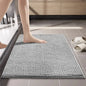 Chenille Bath Mats Encrypted Thickened Short Plush Strong Water-absorbent Non-slip Bathroom Rug Carpet Quick-drying Foot Mat