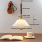 DecorBites™ Green Glass LED Pendent Lamps, Walnut Copper Modern Hanging Light Fixtures