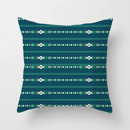 DecorBites™ Leaf Feather Cushion Covers Geometric Heart Print Pillowcase Home Decor