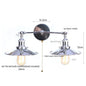 DecorBites™ Industrial Retro LED Wall Lamp with Two Heads and Pull Chain Switch