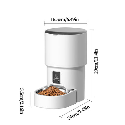 4L Smart Pet Feeder Automatic Cat Food Dispenser Cat Dog Bowl