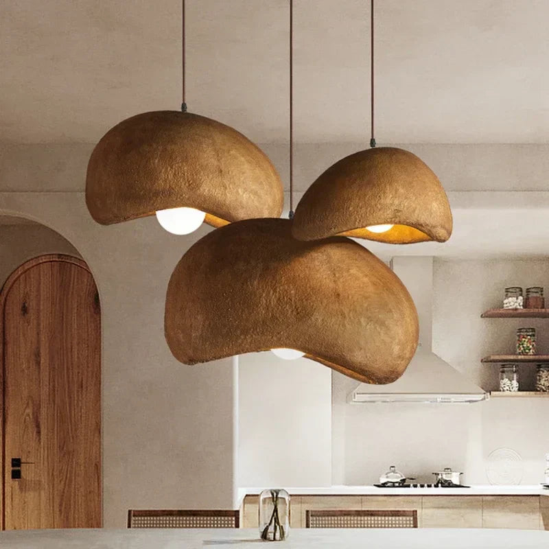 DecorBites™ Japanese Resin Pendant Lights for Dining Room Home Decor - Creative Luminaire Suspendu