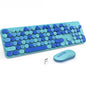 Wireless Keyboard Mouse Set High-Looking Girl Silent Office retro Cute Pink