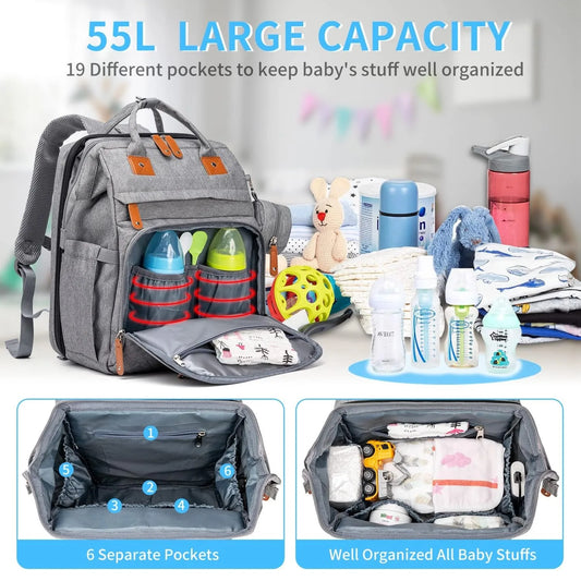Changing Bag Backpack Baby Changing Backpacks with Large Capacity
