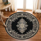Bohemia Luxury Pattern Persian Round Carpet Washable Decoration Home