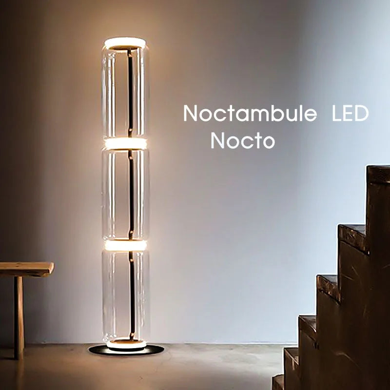DecorBites™ Glass LED Floor Lamp for Modern Interior Decor