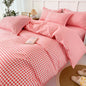 DecorBites™ Lattice Plant Geometric Pattern Bedding Set with Sheet Pillows
