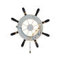 DecorBites™ Kids LED Ship Rudder Wall Light - Mediterranean Decor Ocean Theme