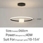 DecorBites™ LED Chandelier: Modern Living Room Kitchen Hanging Light, White Indoor Lighting Fixture