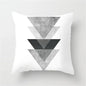 DecorBites™ Heart Stripe Pillow Cases | Black & White Polyester Cushion Covers