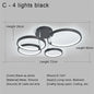 DecorBites™ LED Ceiling Chandelier Remote Control Living Room Bedroom Kitchen Lamp White