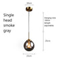 DecorBites™ Glass Pendant Lights: Modern LED Hanging Lamp for Home Lighting Fixtures