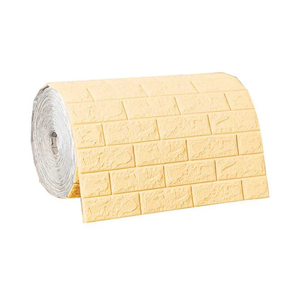 3D Foam Brick Wall Panels Stickers Self Adhesive Waterproof Living