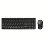1 Set of 2.4G Wireless Keyboard and Mouse, Portable 95-key Multimedia key Office Mouse Kits, Silent Round Keyheads keyboard Mice