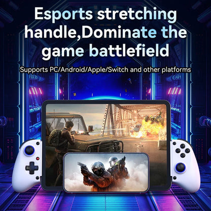 Mobile Phone Stretching Game Controller Wireless BT Game Controller Mobile Gaming Controller for Switch/PC/Android/iOS/Xbox