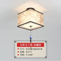 DecorBites™ Lotus Chinese Chandelier Ceiling Lamp Simple Corridor Painting LED Lighting