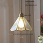 DecorBites™ Glass Flower LED Pendant Light Fixture for Modern Luxury Home Decor