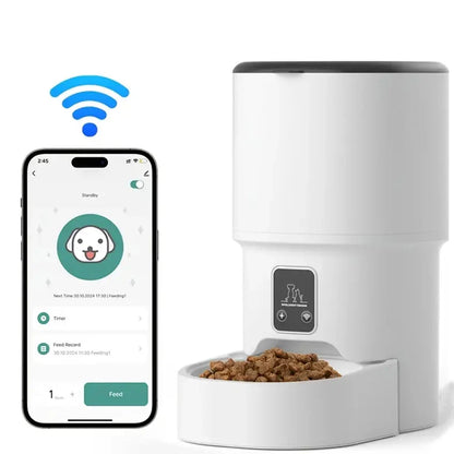 4L Smart Pet Feeder Automatic Cat Food Dispenser Cat Dog Bowl