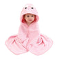 A Soft, Absorbent Baby Bath Towel with Cartoon Design, Thin Summer